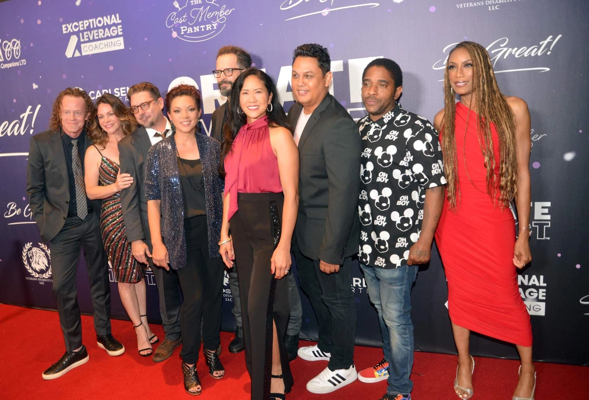 Honorees at the Be Great! 2022 Humanitarian Awards red carpet