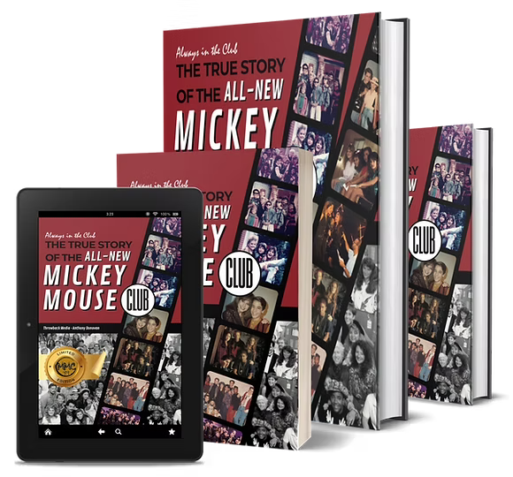 Always In The Club: The True Story of the All-New Mickey Mouse Club — Coffee Table, Hardcover, Paperback, and eBook editions