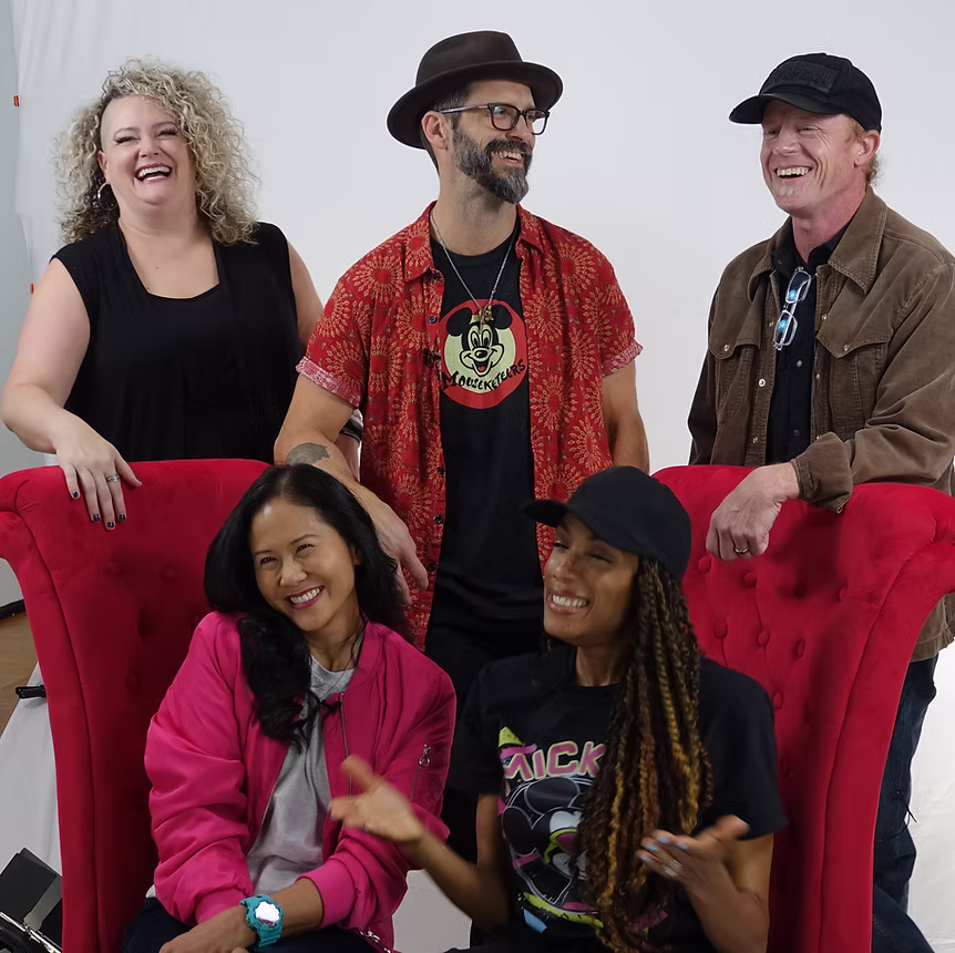 Mouseketeer mentors gathered together